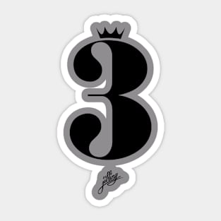King Three Sticker